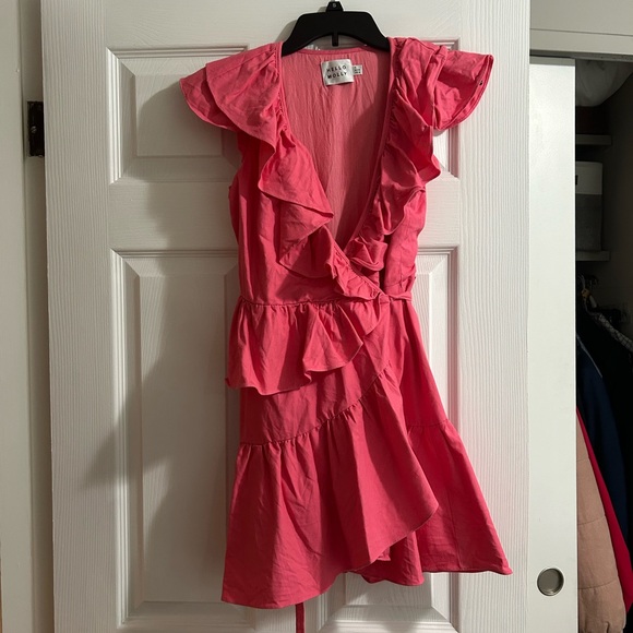 Hello Molly Ruffle Wrap Dress - Picture 3 of 4